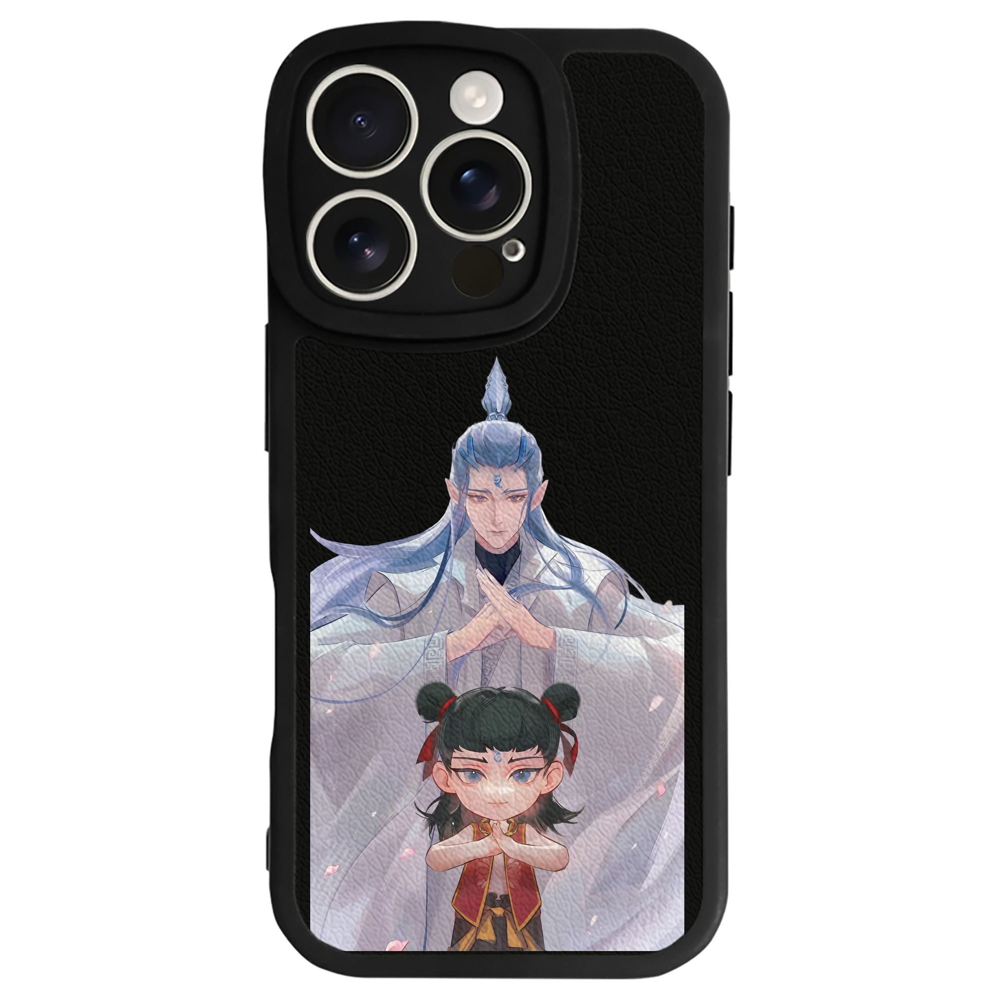（画像用） Ne Zha 2 ナタ 魔童の大暴れ 【iPhone 16シリーズ対応】シリコンスマホケース（レザー調） 材質：シリコン